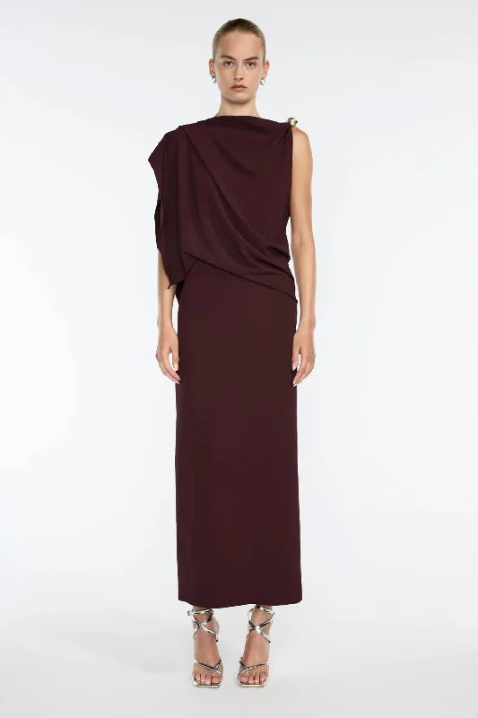 Focal Point Dress - Mulberry