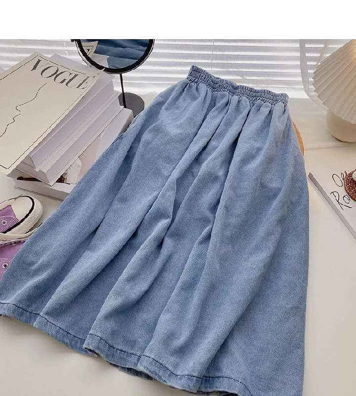 New Korean simple casual design skirt  5707