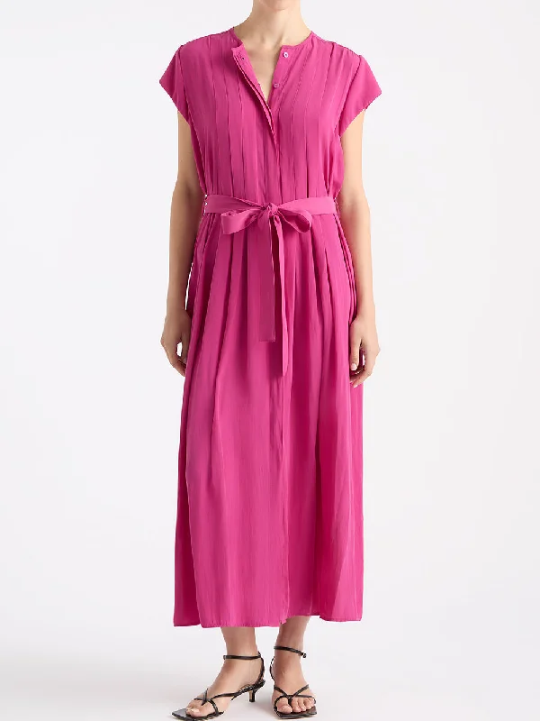 MELA PURDIE KNIFE PLEAT DRESS