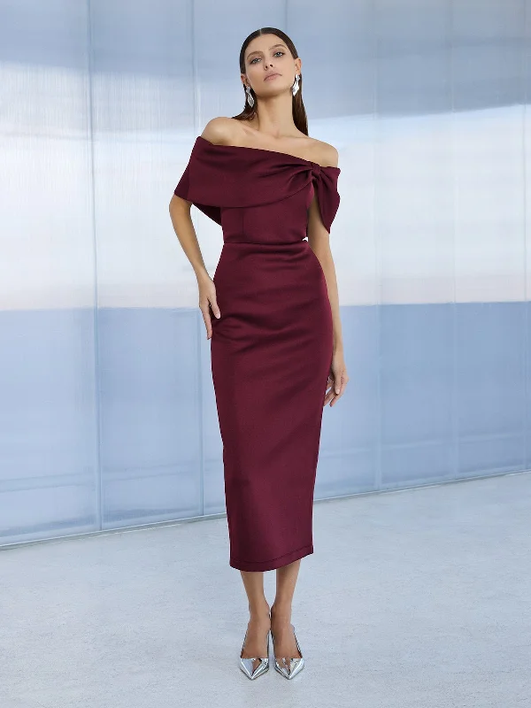 Finlay Merlot Cocktail Dress