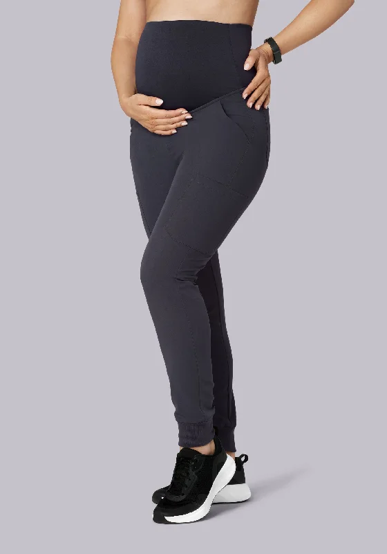 Maternity Joggers Pewter