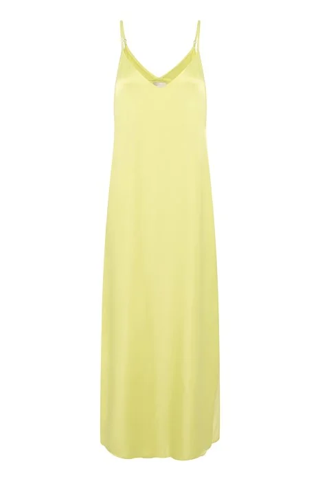 My Essential Wardrobe Estelle Strap Dress in Lime Sherbet